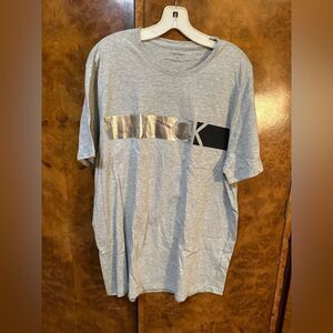 Calvin Klein Gray T-Shirt with silver logo